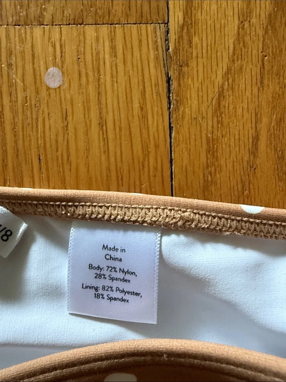 Minnow sz 7/8 Bambi bottoms only white dots on tan side ties good condition